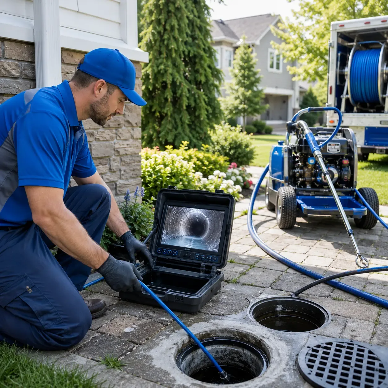 Outdoor drain cleaning professionals serving Kempton, PA
